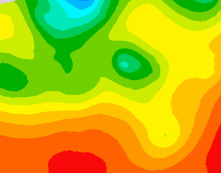 GDPS 500 millibar geopotential height 084 hour forecast chart for Canada based on 2026/07/26 1200Z data