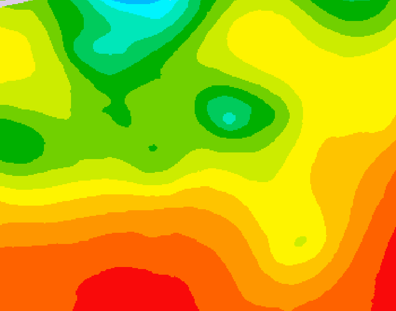 GDPS 500 millibar geopotential height 090 hour forecast chart for Canada based on 2026/07/26 1200Z data