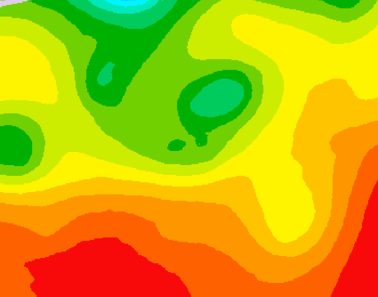 GDPS 500 millibar geopotential height 108 hour forecast chart for Canada based on 2026/07/26 1200Z data