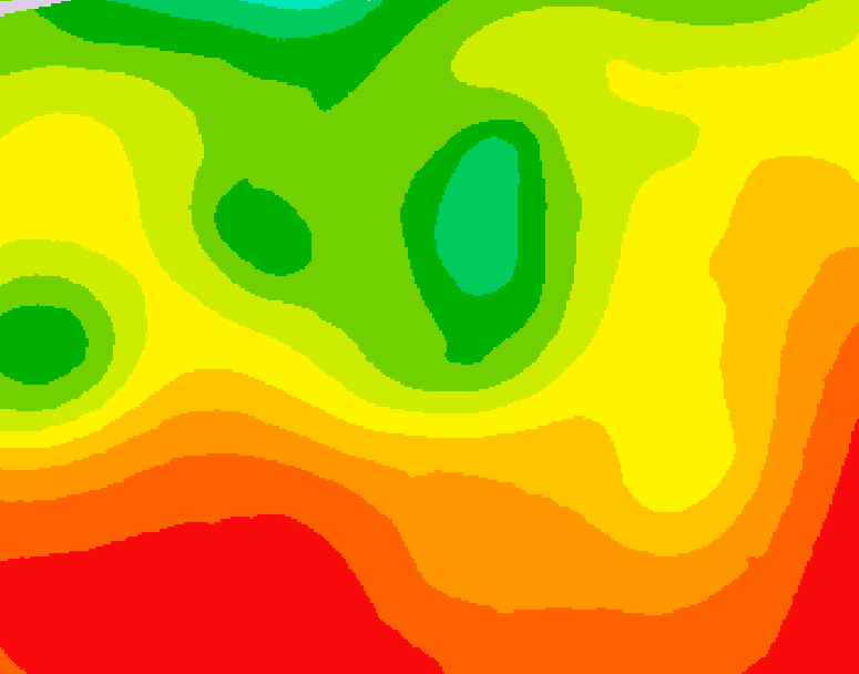 GDPS 500 millibar geopotential height 126 hour forecast chart for Canada based on 2026/07/26 1200Z data