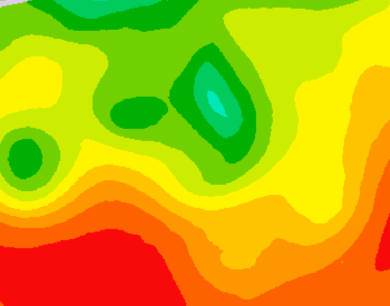 GDPS 500 millibar geopotential height 138 hour forecast chart for Canada based on 2026/07/26 1200Z data