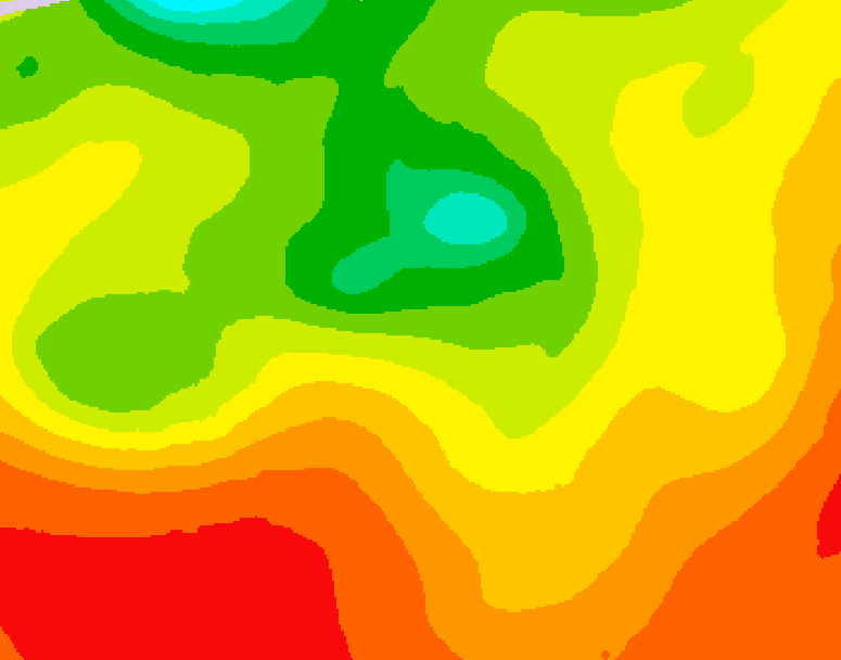 GDPS 500 millibar geopotential height 156 hour forecast chart for Canada based on 2026/07/26 1200Z data