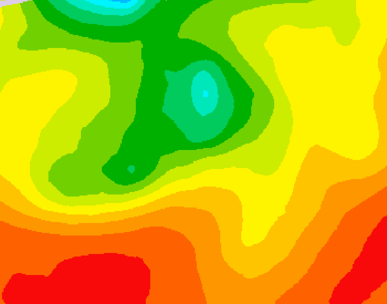 GDPS 500 millibar geopotential height 174 hour forecast chart for Canada based on 2026/07/26 1200Z data