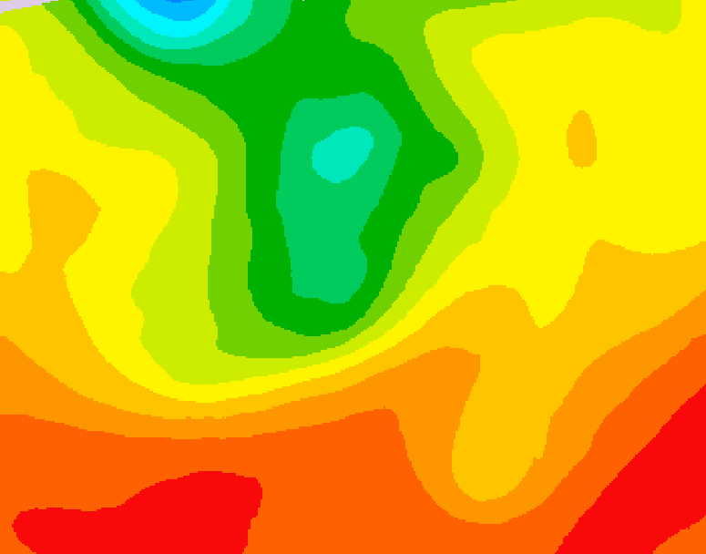 GDPS 500 millibar geopotential height 198 hour forecast chart for Canada based on 2026/07/26 1200Z data
