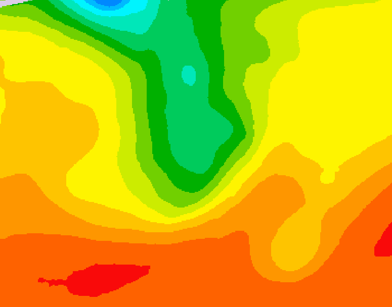GDPS 500 millibar geopotential height 216 hour forecast chart for Canada based on 2026/07/26 1200Z data