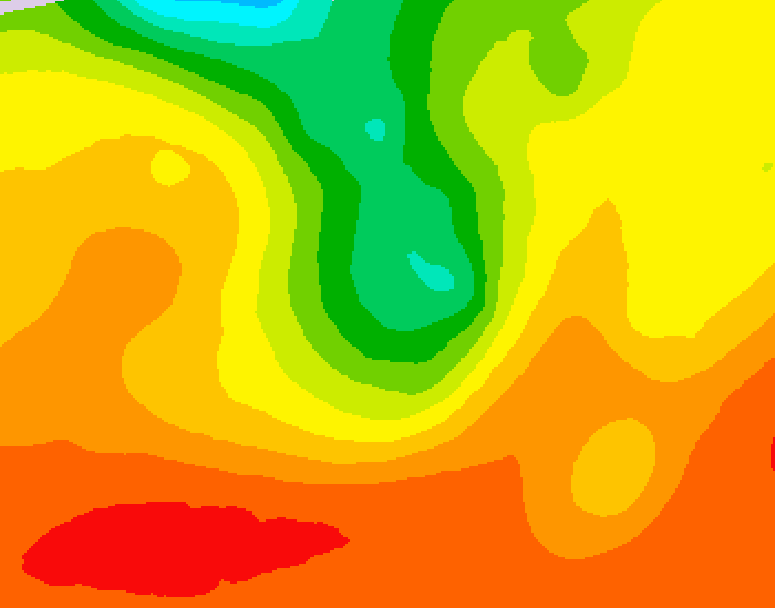 GDPS 500 millibar geopotential height 228 hour forecast chart for Canada based on 2026/07/26 1200Z data
