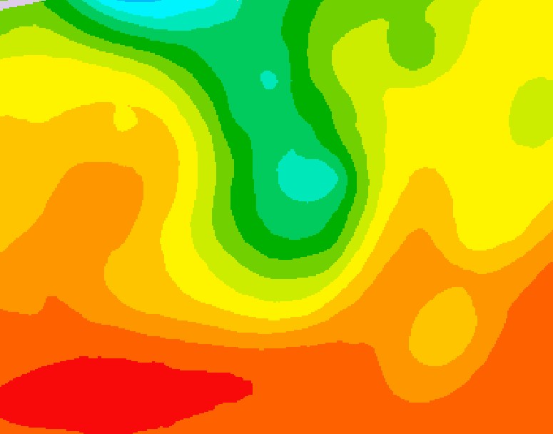 GDPS 500 millibar geopotential height 234 hour forecast chart for Canada based on 2026/07/26 1200Z data