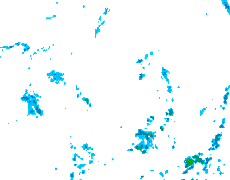 GDPS precipitation 036 hour forecast chart for Canada based on 2026/07/26 1200Z data
