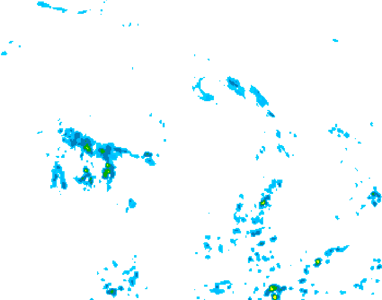 GDPS precipitation 156 hour forecast chart for Canada based on 2026/07/26 1200Z data