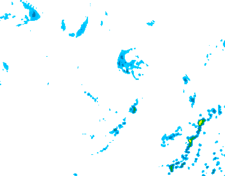 GDPS precipitation 216 hour forecast chart for Canada based on 2026/07/26 1200Z data