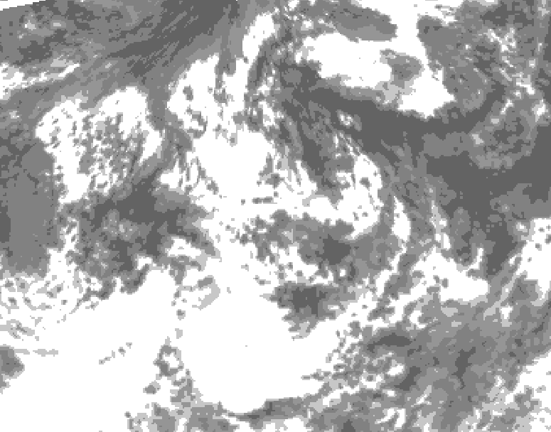 GDPS total cloud 168 hour forecast chart for Canada based on 2026/07/26 0000Z data