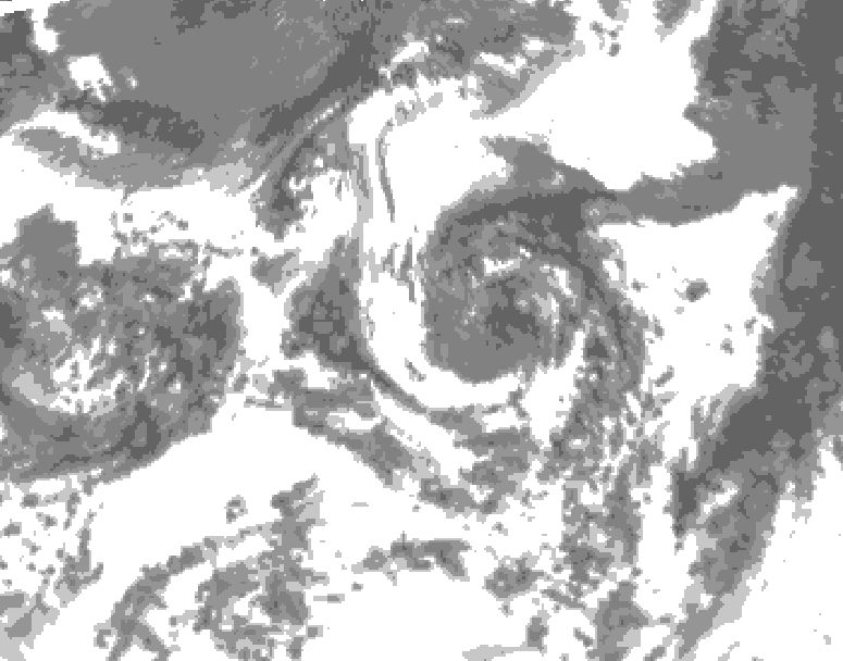 GDPS total cloud 012 hour forecast chart for Canada based on 2026/07/26 1200Z data