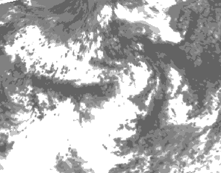 GDPS total cloud 162 hour forecast chart for Canada based on 2026/07/26 1200Z data