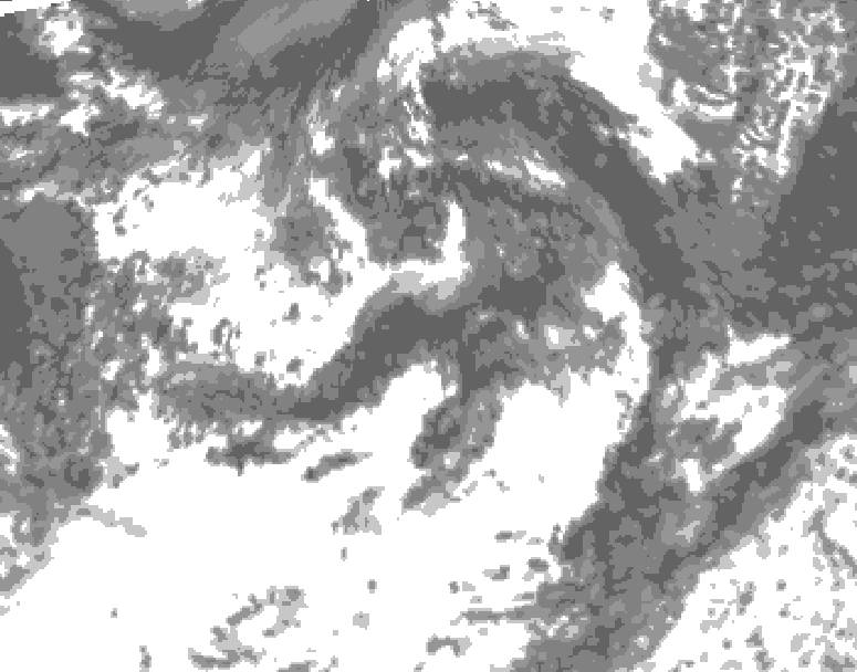 GDPS total cloud 192 hour forecast chart for Canada based on 2026/07/26 1200Z data