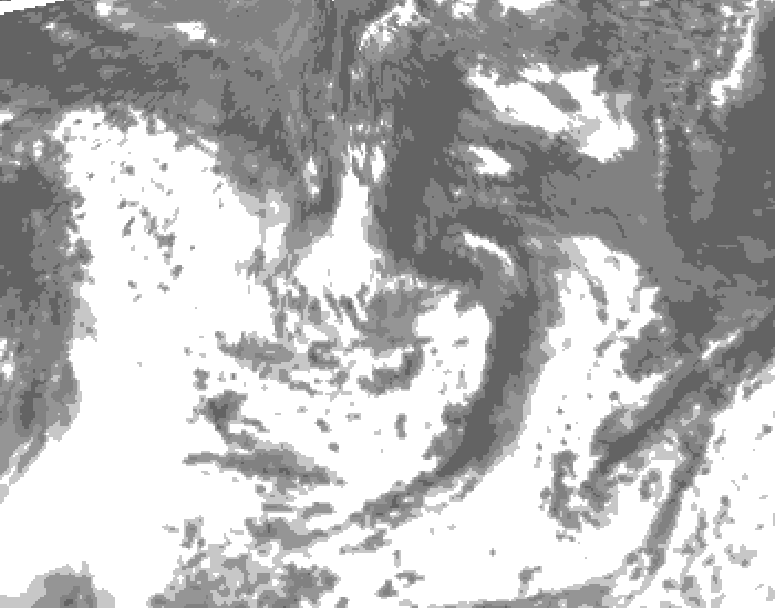 GDPS total cloud 234 hour forecast chart for Canada based on 2026/07/26 1200Z data