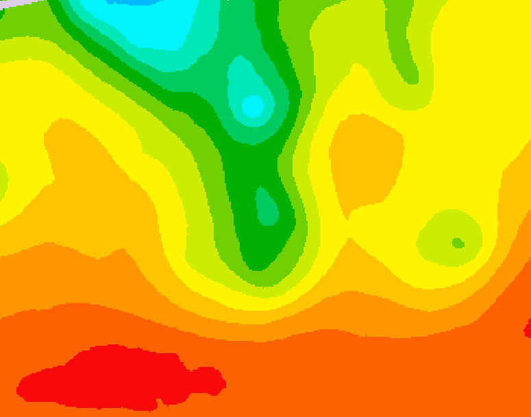 GDPS 500 millibar geopotential height 216 hour forecast chart for Canada based on 2026/07/27 0000Z data