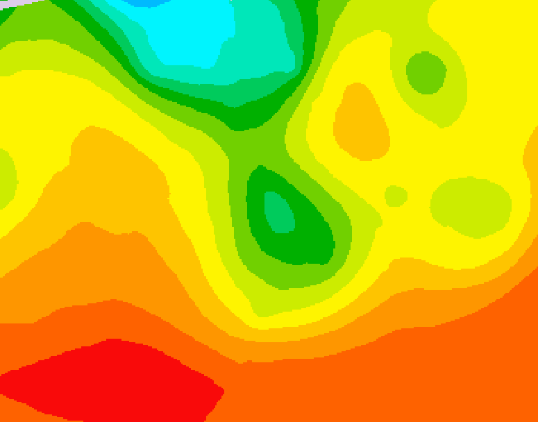GDPS 500 millibar geopotential height 234 hour forecast chart for Canada based on 2026/07/27 0000Z data