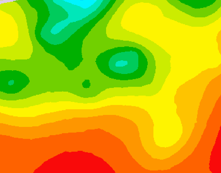 GDPS 500 millibar geopotential height 066 hour forecast chart for Canada based on 2026/07/27 1200Z data