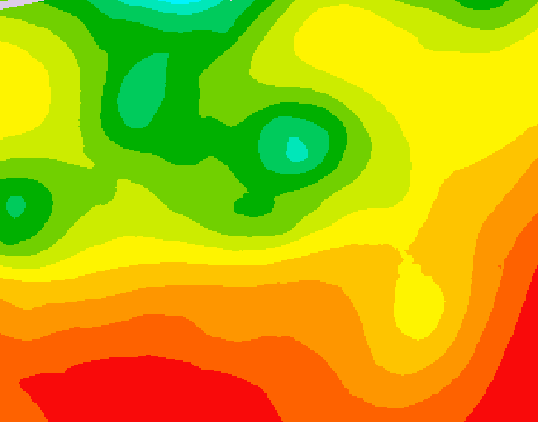 GDPS 500 millibar geopotential height 078 hour forecast chart for Canada based on 2026/07/27 1200Z data