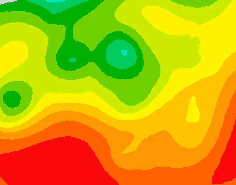 GDPS 500 millibar geopotential height 108 hour forecast chart for Canada based on 2026/07/27 1200Z data