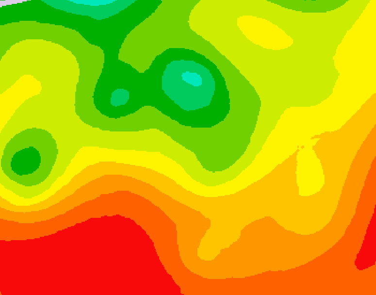 GDPS 500 millibar geopotential height 114 hour forecast chart for Canada based on 2026/07/27 1200Z data