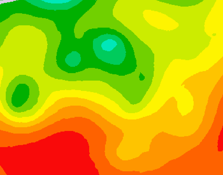 GDPS 500 millibar geopotential height 120 hour forecast chart for Canada based on 2026/07/27 1200Z data