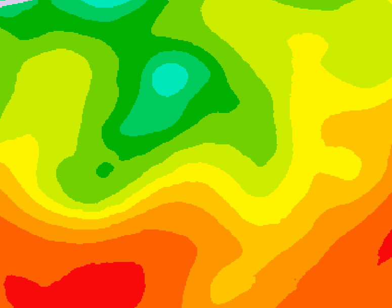 GDPS 500 millibar geopotential height 144 hour forecast chart for Canada based on 2026/07/27 1200Z data