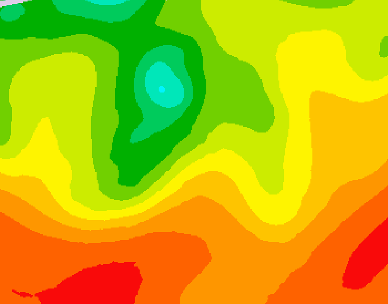 GDPS 500 millibar geopotential height 156 hour forecast chart for Canada based on 2026/07/27 1200Z data