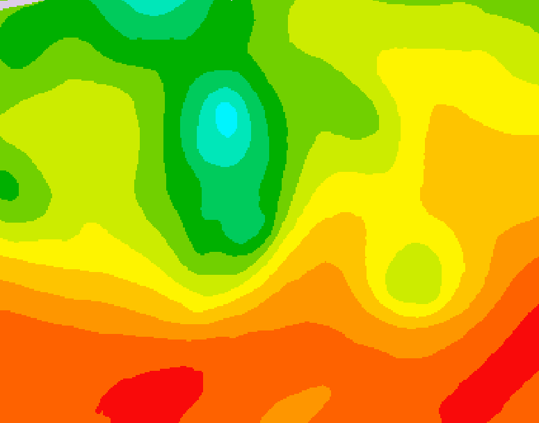 GDPS 500 millibar geopotential height 174 hour forecast chart for Canada based on 2026/07/27 1200Z data