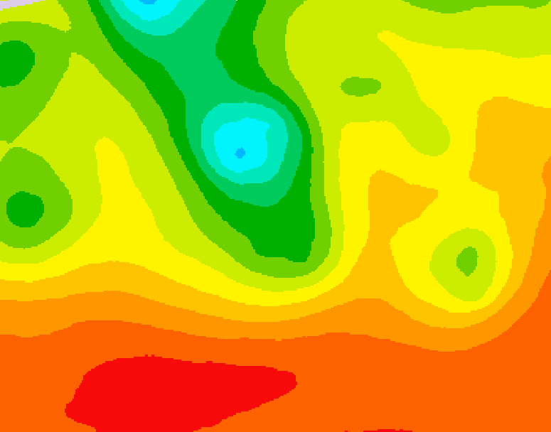 GDPS 500 millibar geopotential height 198 hour forecast chart for Canada based on 2026/07/27 1200Z data