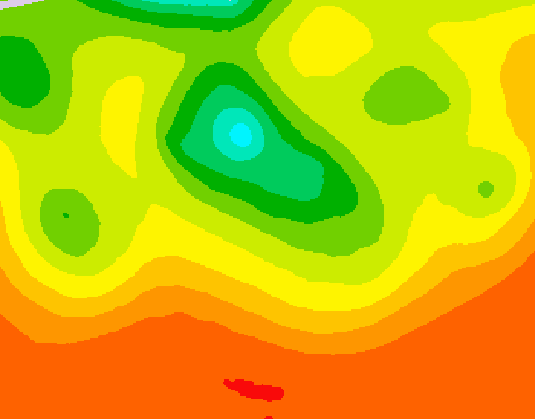 GDPS 500 millibar geopotential height 234 hour forecast chart for Canada based on 2026/07/27 1200Z data