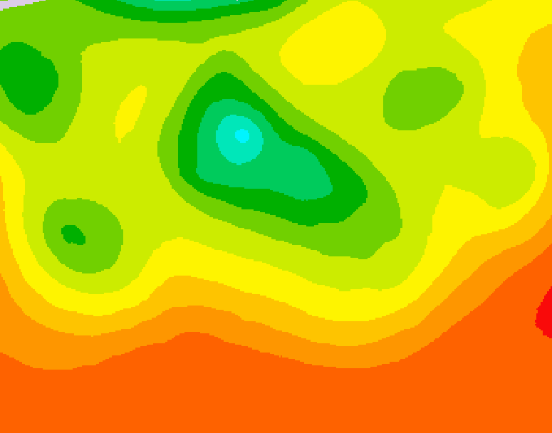 GDPS 500 millibar geopotential height 240 hour forecast chart for Canada based on 2026/07/27 1200Z data