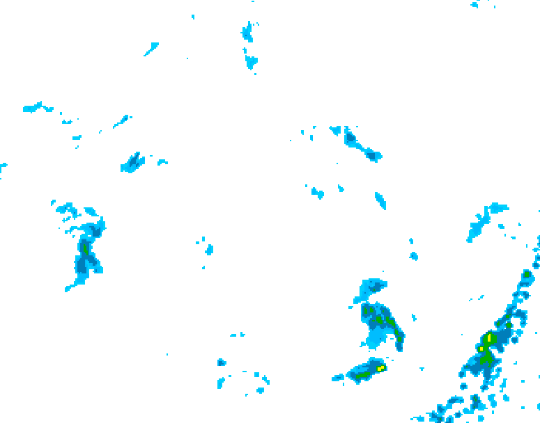 GDPS precipitation 024 hour forecast chart for Canada based on 2026/07/27 1200Z data