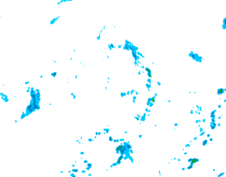 GDPS precipitation 108 hour forecast chart for Canada based on 2026/07/27 1200Z data