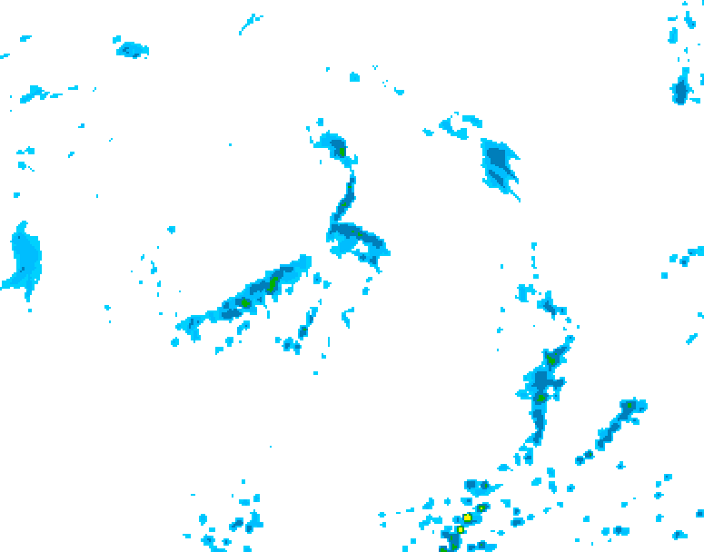 GDPS precipitation 156 hour forecast chart for Canada based on 2026/07/27 1200Z data