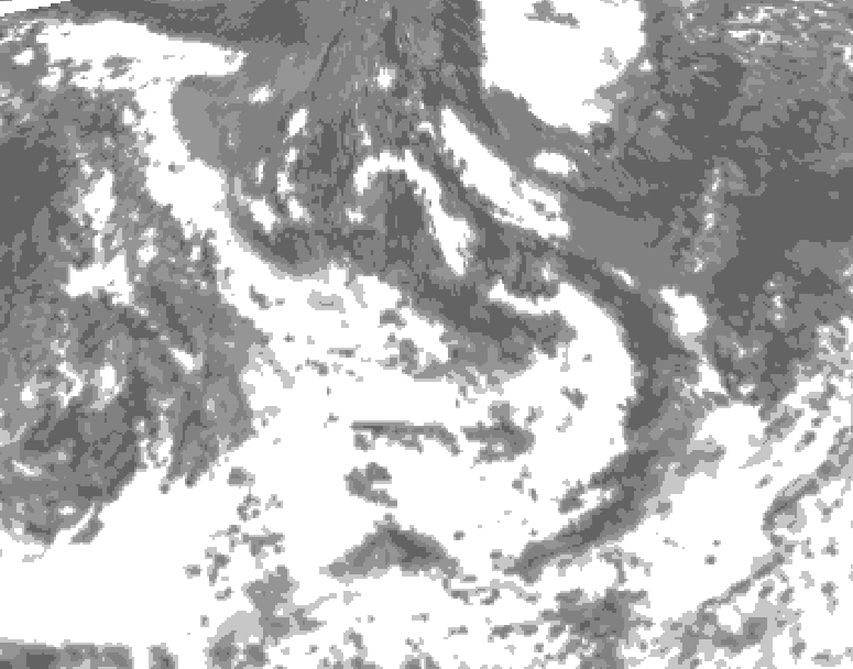 GDPS total cloud 234 hour forecast chart for Canada based on 2026/07/27 1200Z data