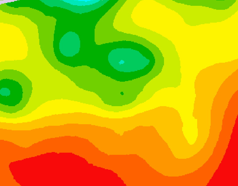 GDPS 500 millibar geopotential height 072 hour forecast chart for Canada based on 2026/07/28 0000Z data
