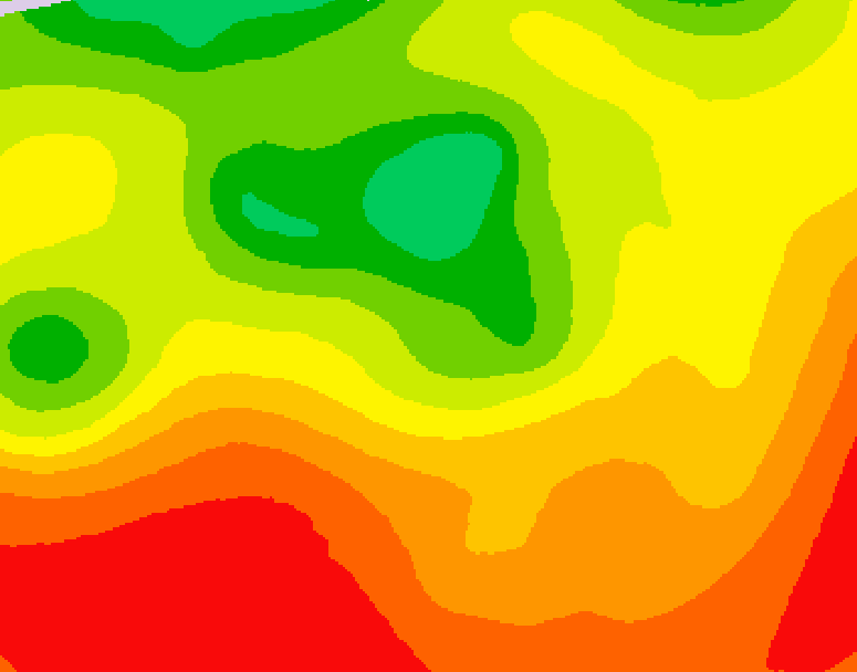 GDPS 500 millibar geopotential height 096 hour forecast chart for Canada based on 2026/07/28 0000Z data