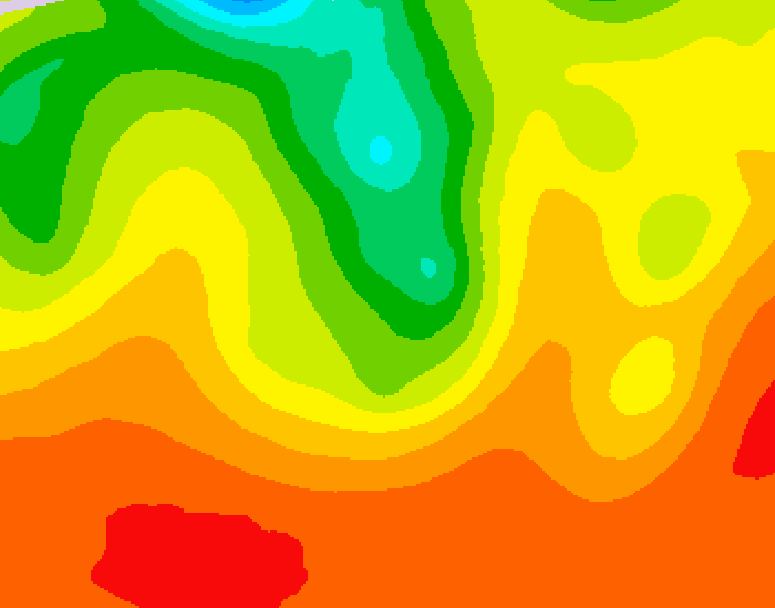 GDPS 500 millibar geopotential height 192 hour forecast chart for Canada based on 2026/07/28 0000Z data