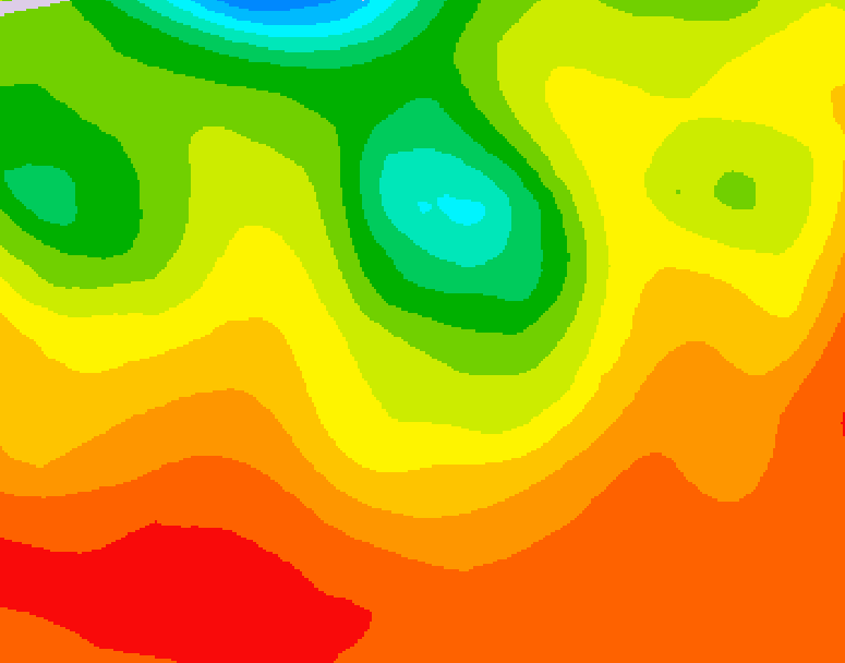 GDPS 500 millibar geopotential height 216 hour forecast chart for Canada based on 2026/07/28 0000Z data