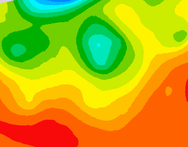 GDPS 500 millibar geopotential height 234 hour forecast chart for Canada based on 2026/07/28 0000Z data