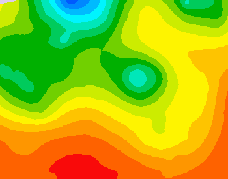 GDPS 500 millibar geopotential height 006 hour forecast chart for Canada based on 2026/07/28 1200Z data