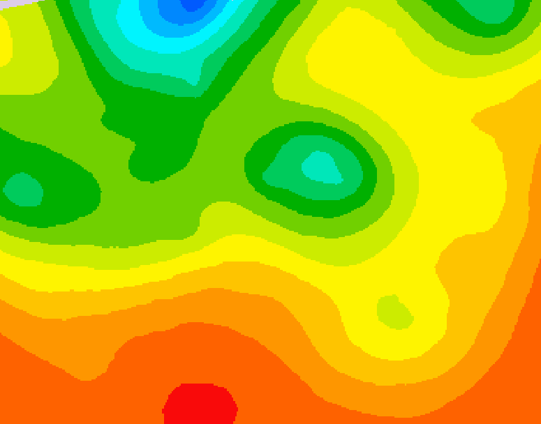GDPS 500 millibar geopotential height 024 hour forecast chart for Canada based on 2026/07/28 1200Z data