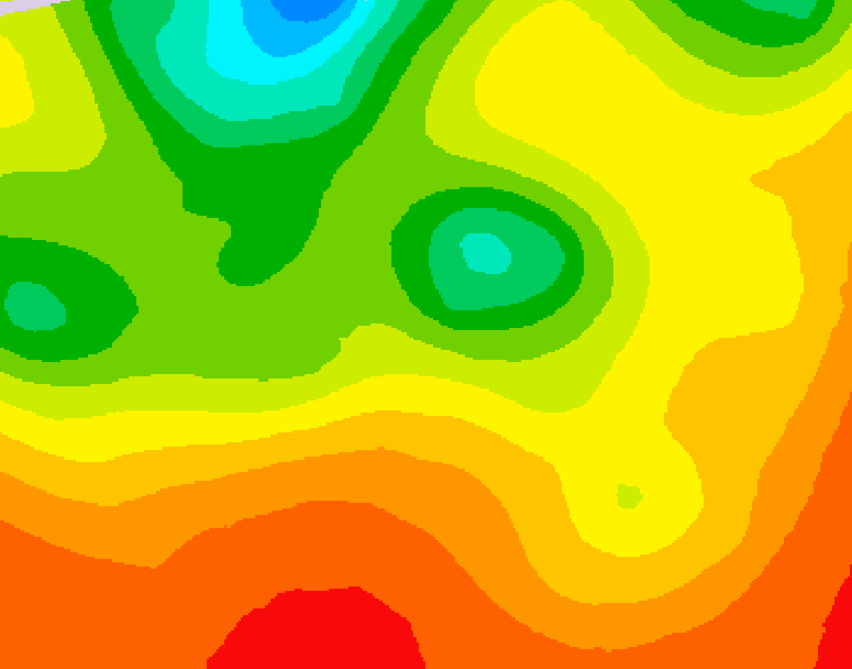 GDPS 500 millibar geopotential height 030 hour forecast chart for Canada based on 2026/07/28 1200Z data