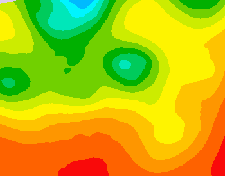 GDPS 500 millibar geopotential height 036 hour forecast chart for Canada based on 2026/07/28 1200Z data