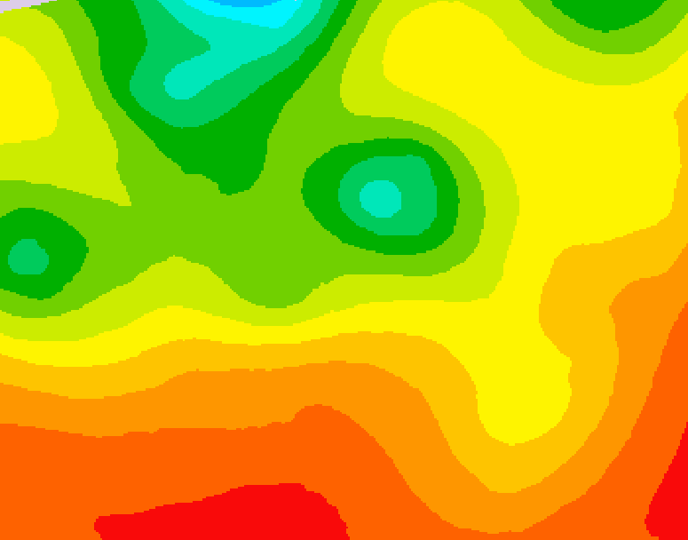 GDPS 500 millibar geopotential height 042 hour forecast chart for Canada based on 2026/07/28 1200Z data