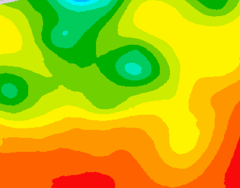 GDPS 500 millibar geopotential height 048 hour forecast chart for Canada based on 2026/07/28 1200Z data