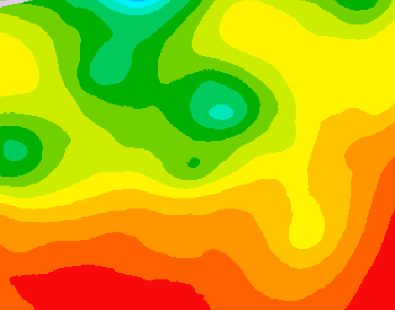 GDPS 500 millibar geopotential height 054 hour forecast chart for Canada based on 2026/07/28 1200Z data