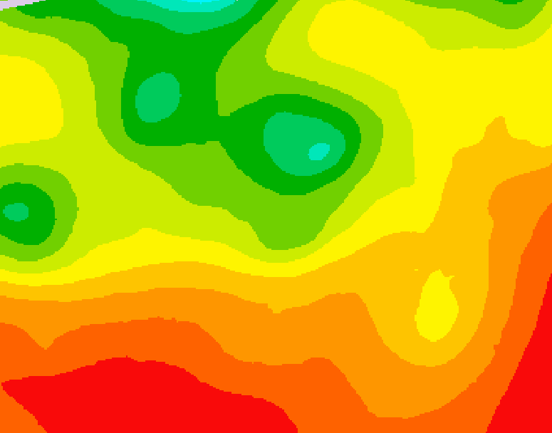 GDPS 500 millibar geopotential height 060 hour forecast chart for Canada based on 2026/07/28 1200Z data
