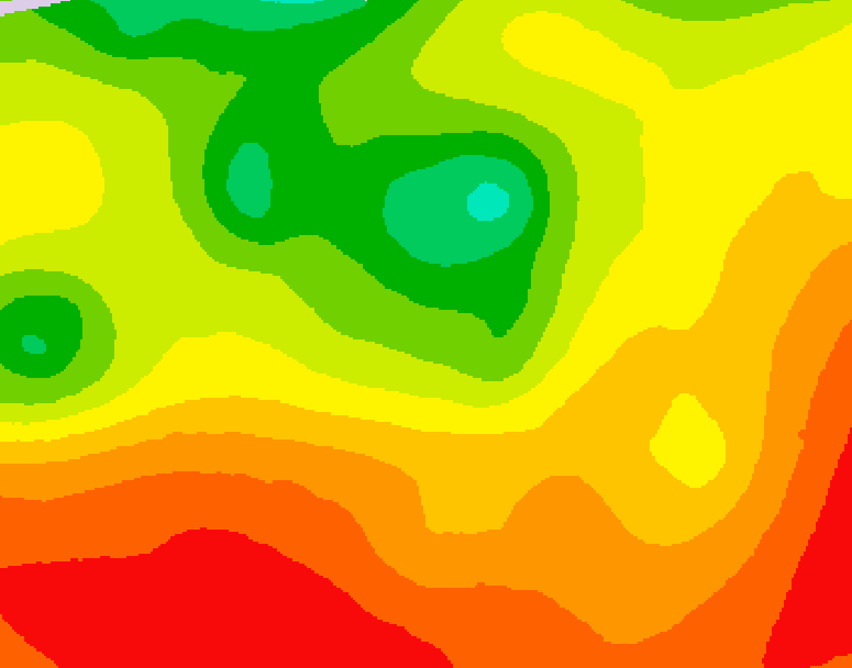 GDPS 500 millibar geopotential height 072 hour forecast chart for Canada based on 2026/07/28 1200Z data